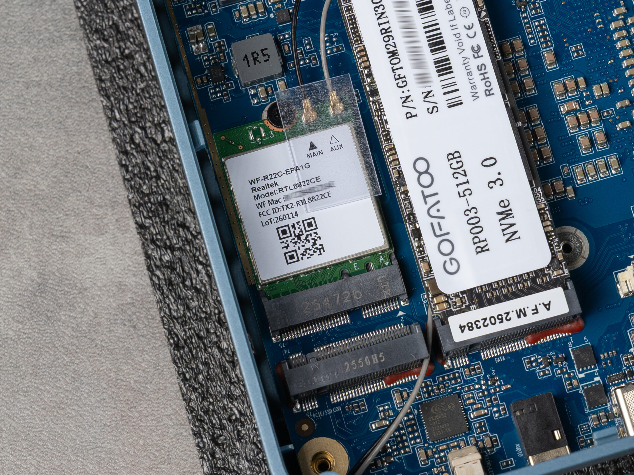 BOSGAME E5のRealtek RTL8822CE無線LANモジュール